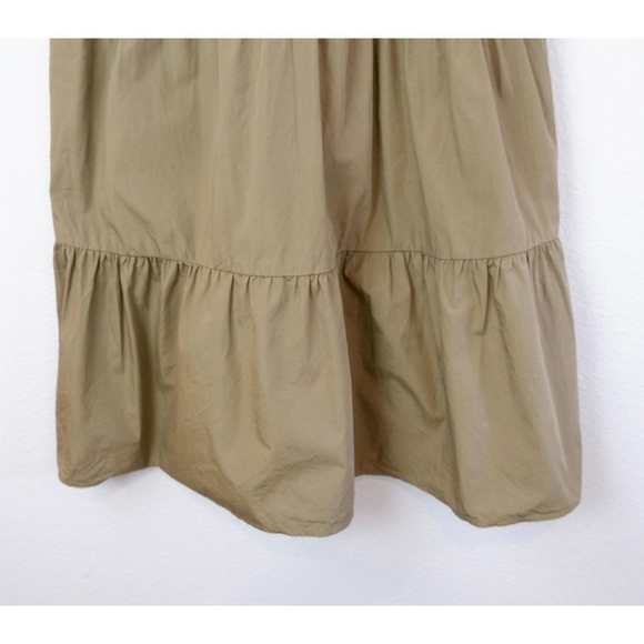 MADEWELL Tunic Olive Green Dress Lagenlook OVERSIZED Small - Picture 4 of 9